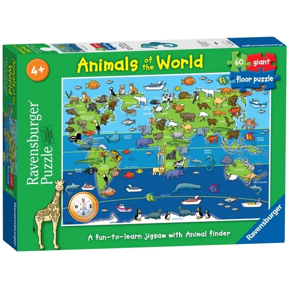 Ravensburger Animals Of The World XXL 60 Pc 2 Ravensburger Animals Of The World XXL 60 Pc - Image 2