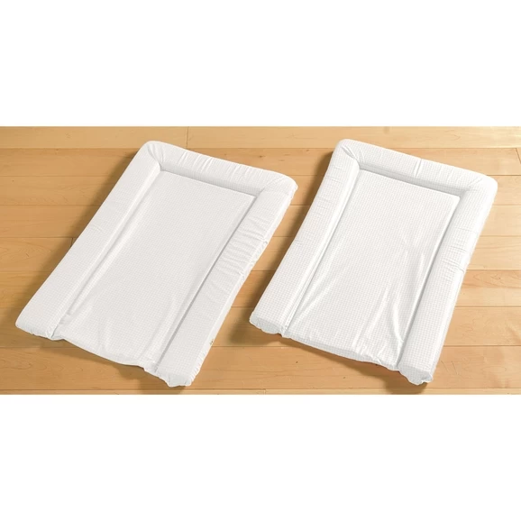 East Coast Nursery Essentials White Baby Changing Mats - Pack Of 2 2 East Coast Nursery Essentials White Baby Changing Mats - Pack Of 2 - Image 2