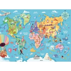 Ravensburger Map Of The World XXL 100 Pc
