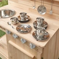 Mini Metal Cup, Saucer And Spoon Set From Hope Education -Children Toy Shop 1430378 Mini Metal Cup Saucer and Spoon I01 0A0ofYhCPk