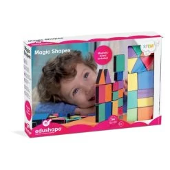 Halilit 3D Magnets Set - Pack Of 54 -Children Toy Shop 975054 MAGIC20SHAPES20PK l6x5NFl4HE