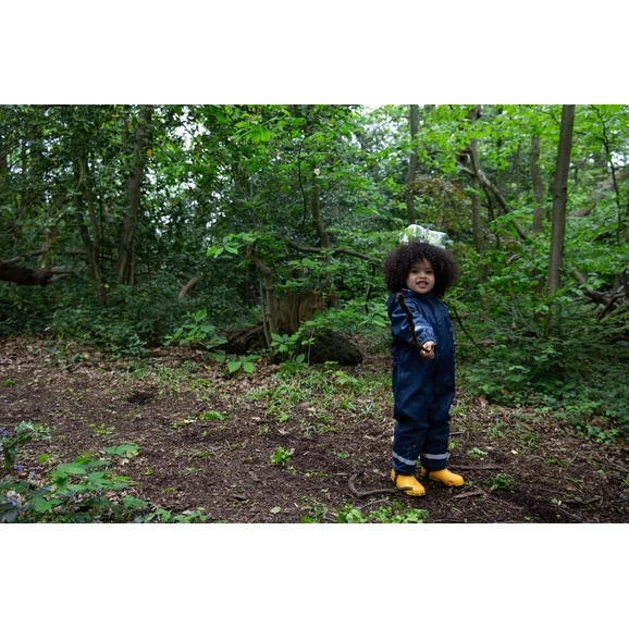 Muddy Puddles Puddleflex All In One Suit 12-18m Navy 3 Muddy Puddles Puddleflex All In One Suit 12-18m Navy - Image 3