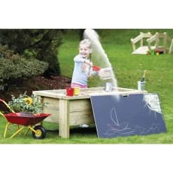 Millhouse Outdoor Raised Sandpit With Wooden Lid