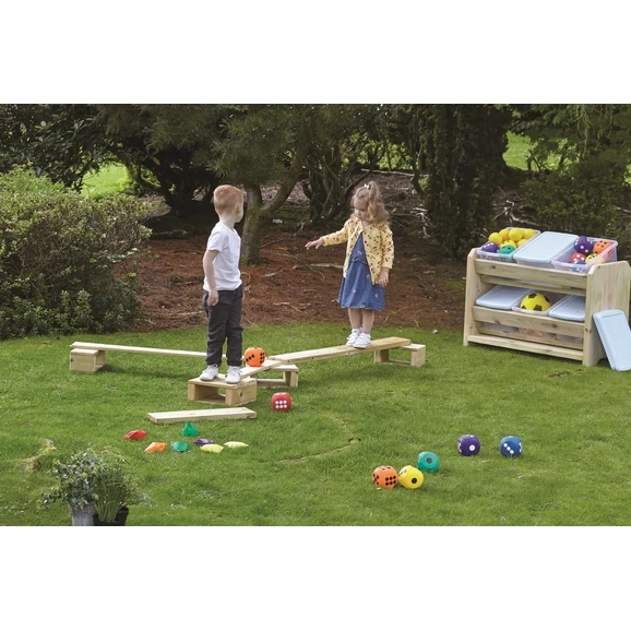 Millhouse Outdoor Wooden Balance 1 Millhouse Outdoor Wooden Balance