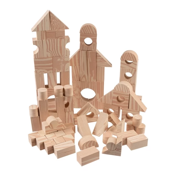 Edushape Wood-like SoftBlocks - Pack Of 80 1 Edushape Wood-like SoftBlocks - Pack Of 80