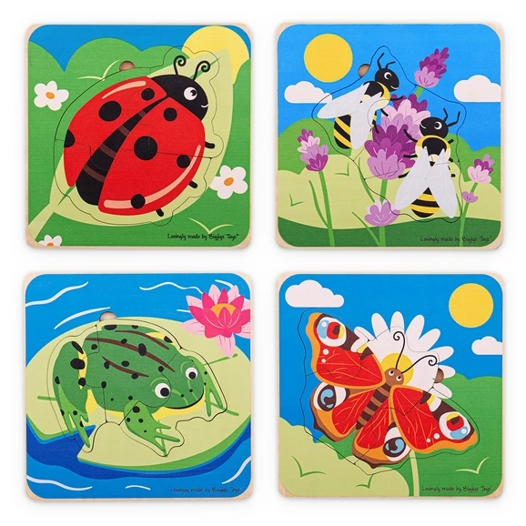 Bigjigs Toys Lifecycle Layer Puzzles 1 Bigjigs Toys Lifecycle Layer Puzzles