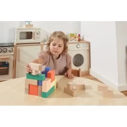 Wooden Blocks Construction Puzzle From Hope