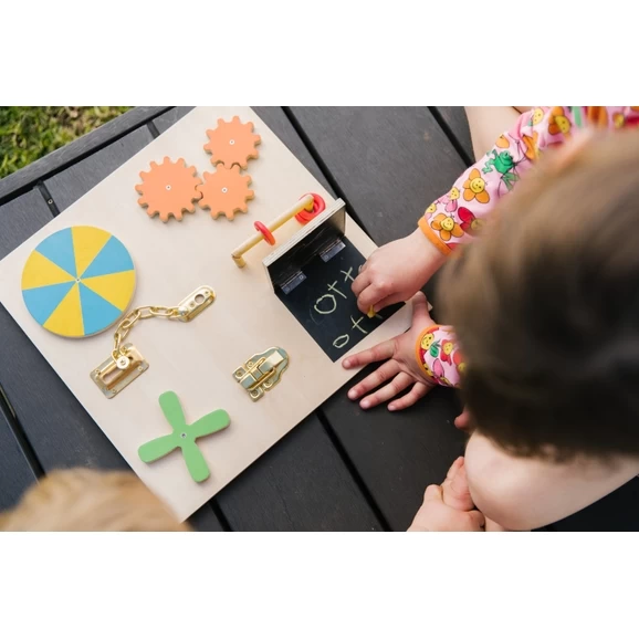 Freckled Frog Learning With Senses Motor Skills Board 2 Freckled Frog Learning With Senses Motor Skills Board - Image 2