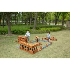 Wisdom Outdoor Construction Blocks Set -Children Toy Shop GP2T056 WITH MODELS HR RGB JsdvRdubk