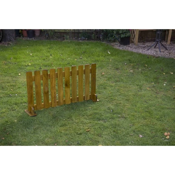 Outdoor Double Picket Fence Panel 1 Outdoor Double Picket Fence Panel