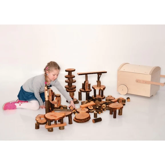 Natural Wooden EcoBlocks - Pack Of 144 1 Natural Wooden EcoBlocks - Pack Of 144