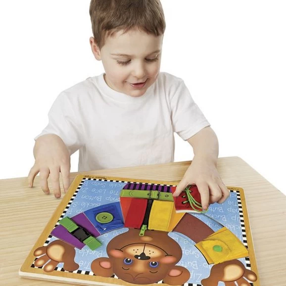 Melissa & Doug Basic Skills Board 2 Melissa & Doug Basic Skills Board - Image 2