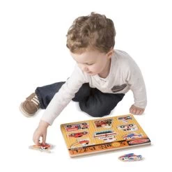 Melissa & Doug Vehicles Sound Puzzle -Children Toy Shop HE1575829 163409