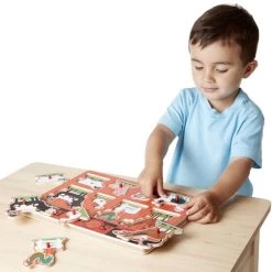 Melissa & Doug Farm Sound Puzzle -Children Toy Shop HE1575869 163428