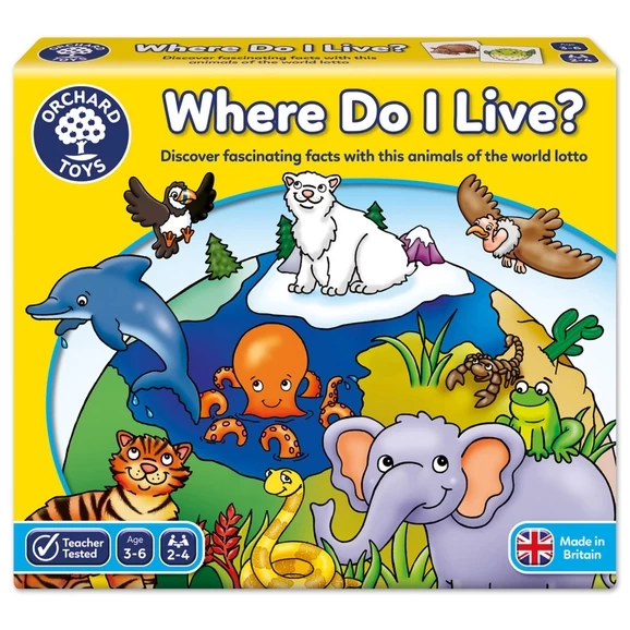 Orchard Toys Where Do I Live? Game 1 Orchard Toys Where Do I Live? Game
