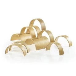 Guidecraft Wooden Arches And Tunnels - Set Of 10