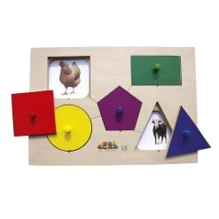 Just Jigsaws Shapes Memory Board