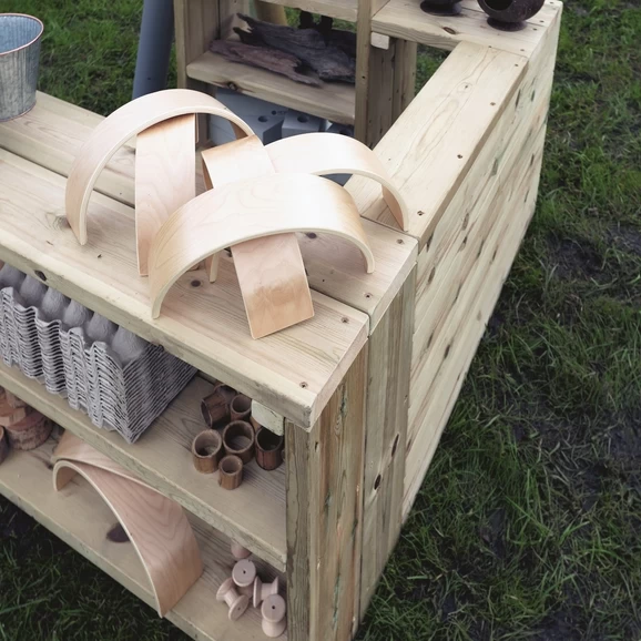 Guidecraft Wooden Arches And Tunnels - Set Of 10 4 Guidecraft Wooden Arches And Tunnels - Set Of 10 - Image 4