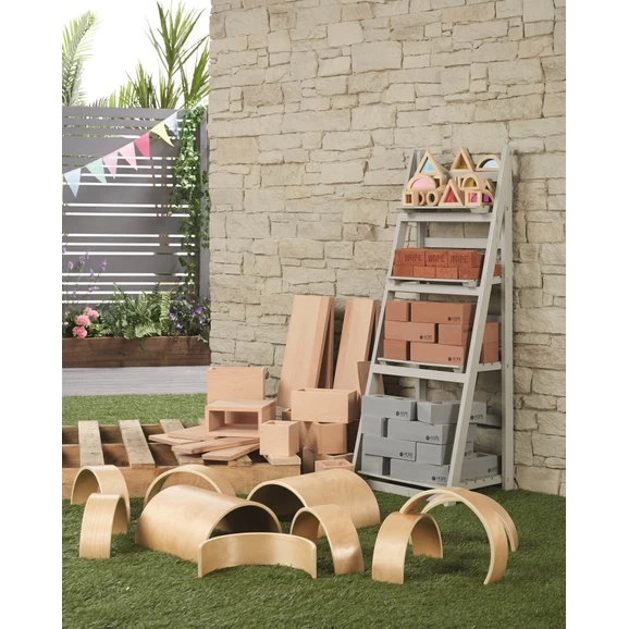 Guidecraft Wooden Arches And Tunnels - Set Of 10 3 Guidecraft Wooden Arches And Tunnels - Set Of 10 - Image 3