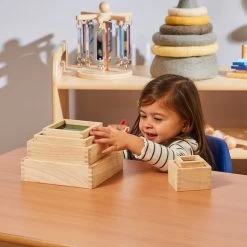 Guidecraft Stacking Rainbow Pyramid - 6 Pieces -Children Toy Shop HE1822386 1427880 HOP CON I09