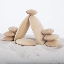 Guidecraft Wood Stackers River Stones - Set Of 20 12 Guidecraft Wood Stackers River Stones - Set Of 20 -Children Toy Shop HE1822392 1427900 HOP CON I05