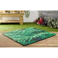 Indoor/Outdoor Mat - Fern Design -Children Toy Shop HE1826885 1427829 HOP OUT I03