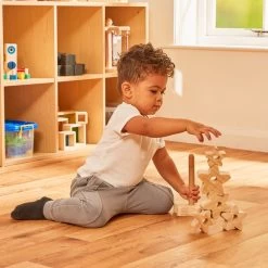 Small Wooden Star Stacker From Hope Education 8 Small Wooden Star Stacker From Hope Education -Children Toy Shop HE1826904 1427718 HOP BAT I04