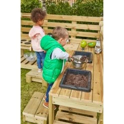Outdoor L Shaped Mud Kitchen From Hope Education -Children Toy Shop HE1827618 1428597 HOP ROL I03