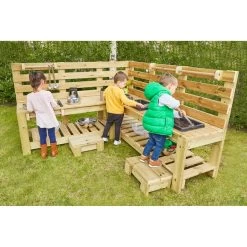 Outdoor L Shaped Mud Kitchen From Hope Education -Children Toy Shop HE1827618 1428597 HOP ROL I04