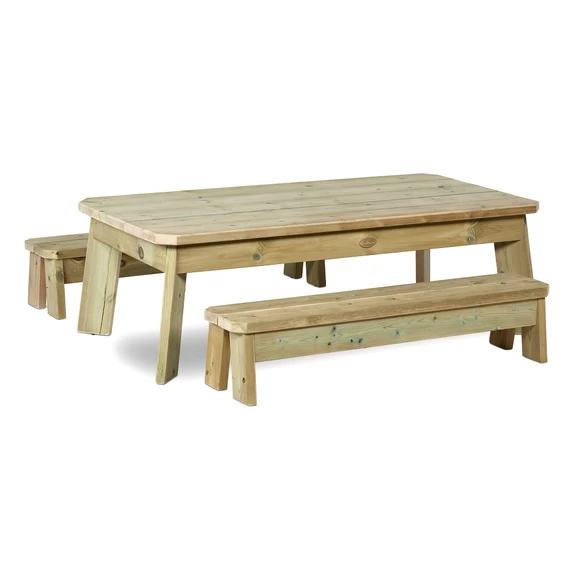 Millhouse Outdoor Rectangular Table & Bench Set - Toddler 1 Millhouse Outdoor Rectangular Table & Bench Set - Toddler