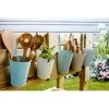 Coloured Metal Fence Planters - Pack Of 5 From Hope Education