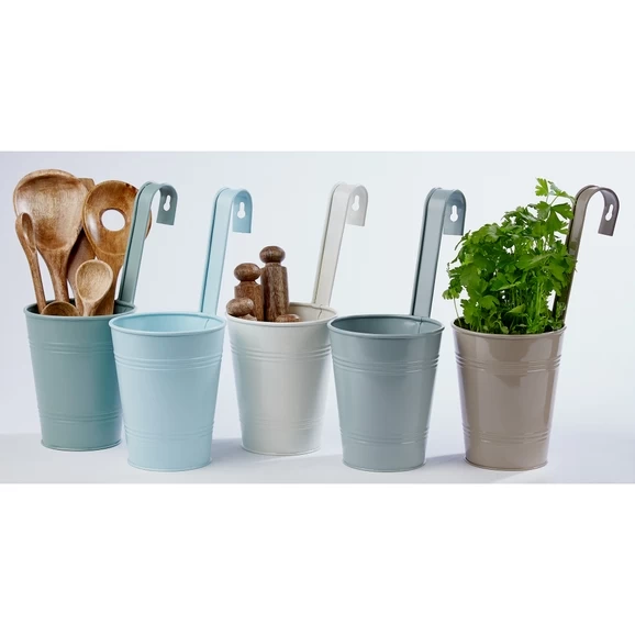 Coloured Metal Fence Planters - Pack Of 5 From Hope Education 2 Coloured Metal Fence Planters - Pack Of 5 From Hope Education - Image 2