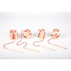 Wooden Lacing Shapes