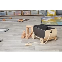 PlanToys® Wagon - Black -Children Toy Shop HE1865441 1432098 HOP ACT I03 Kk LUTLerE