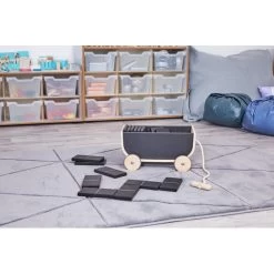 PlanToys® Wagon - Black -Children Toy Shop HE1865441 1432098 HOP ACT I04 w wkbgvNXE