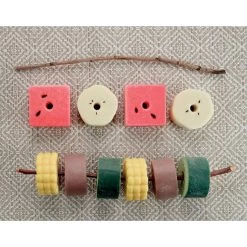 Mud Kitchen Threading Kebab Stones 9 Mud Kitchen Threading Kebab Stones -Children Toy Shop HE1865698 1432119 HOP OUT I04