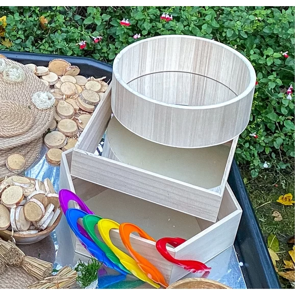 Wooden Mirror Trays From Hope Education - Pack Of 3 4 Wooden Mirror Trays From Hope Education - Pack Of 3 - Image 4