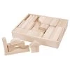 Bigjigs Toys Jumbo Wooden Blocks In Storage Tray - Pack Of 54