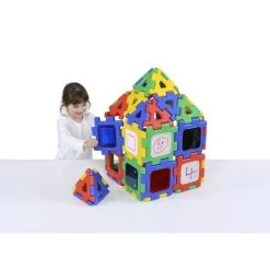 Giant Polydron Bulk - Pack Of 50 -Children Toy Shop HE88201914 113193 HOP BAT W02