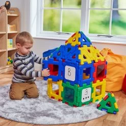 Giant Polydron Bulk - Pack Of 50 -Children Toy Shop HE88201914 113193 HOP CON P01