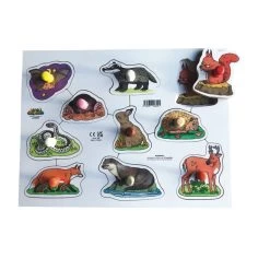 Just Jigsaws Large Pegboards - Wildlife, Pets, Insects And Marine Life