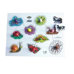 Just Jigsaws Large Pegboards - Wildlife, Pets, Insects And Marine Life -Children Toy Shop JJ627 6wpb T7iLk