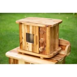 Outdoor Wooden 5 Piece Kitchen Set -Children Toy Shop MR002W Microwave I5dmO3KE