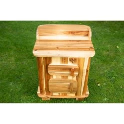 Outdoor Wooden 5 Piece Kitchen Set -Children Toy Shop MR003F Fridge v1 XB 5M9Dvsk