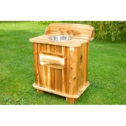 Outdoor Wooden 5 Piece Kitchen Set -Children Toy Shop MR004S Sink unit U SOyJnDXk