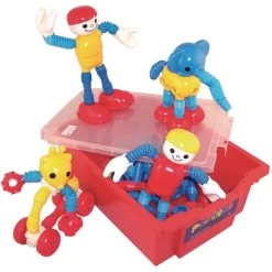 Popoids® Giant Bucket - Pack Of 140 -Children Toy Shop N4805K E54734 ASC CON P01