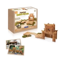 Guidecraft - Tabletop Notch Blocks - Eastern 87pc