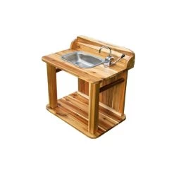 Outdoor Wooden Mobile Water Table -Children Toy Shop Q8A5575 vB6LDFQZYU