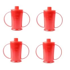 Red Beaker With Spout - Pack Of 4