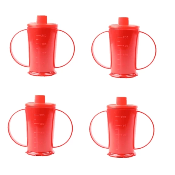 Red Beaker With Spout - Pack Of 4 1 Red Beaker With Spout - Pack Of 4